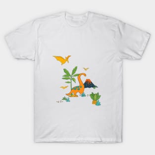 Quirky Dinosaurs T-Shirt